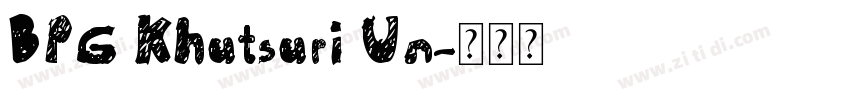 BPG Khutsuri Un字体转换